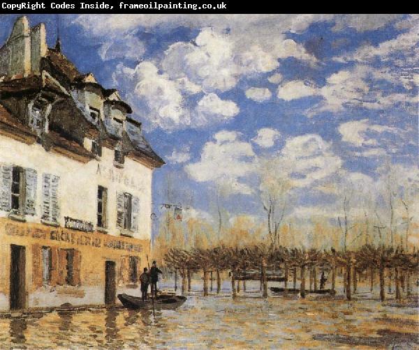 Alfred Sisley The Bark during the Flood